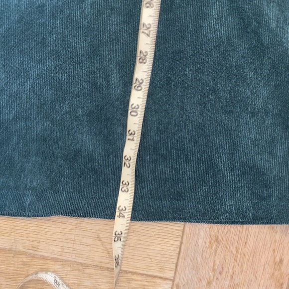 Green Corduroy Overall Dress. XS - Picture 7 of 11